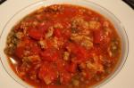 American Hearty Tomato and Sausage Stew Appetizer