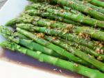 American Asparagus With Lemon Browned Butter Sauce Appetizer