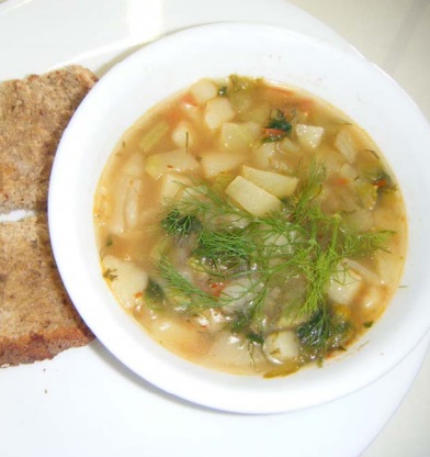 Indonesian Fennel and Potato Soup Soup