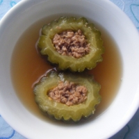 Stuffed Bitter Gourd Soup recipe