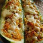 American Stuffed Courgette with Parsley Root Appetizer