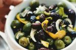 American Warm Dressed Olives Recipe Appetizer