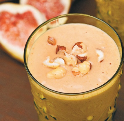 Canadian Hazelnut Fig Shake Drink