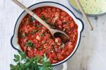 American Spiced Pancetta Tomato and Basil Sauce Recipe Dinner