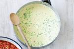 American Triple Cheese and Chive Sauce Recipe Dinner