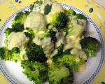 American Broccoli with Twocheese Horseradish Sauce Appetizer