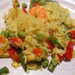 American Paella Simplified Without Chorizo Appetizer