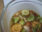 American Tomato Vegetable Soup With Cheese Tortellini Dinner