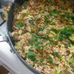 Spanish Rice with Zucchini Appetizer