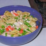 Italian Pea and Crab Pasta Salad Dinner