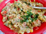 American Quinoa With Roasted Corn and Peppers Appetizer