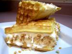 American Waffle Ice Cream Sandwiches With the Works Appetizer