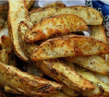 Italian Spicy Italian Potato Wedges Appetizer