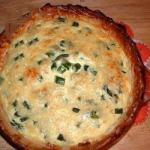 American Quiche with Asparagus and Gruyere Appetizer