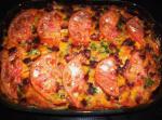 American Potatoes and Tomatoes Au Gratin Appetizer