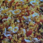 Spanish Paella of Fish Appetizer