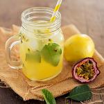 American Passionfruit and Kaffir Lime Lemonade Dessert