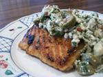 Canadian South Beach Diet Grilled Salmon With Artichoke Salsa Appetizer