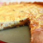 American Quiche of Palmito and Dry Tomatoes Appetizer