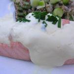 American Cold Poached Salmon with Mustard Cream Dessert