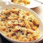 American Risotto with Pumpkin and Corn Appetizer