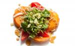 Chilean Persimmon Salad with Sesame Vinaigrette Recipe Appetizer
