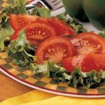 American Tomatoes With Vinaigrette Appetizer