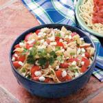 American Tomatofeta Bow Ties Appetizer