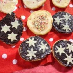 American Americans with Chocolate Casting Dessert