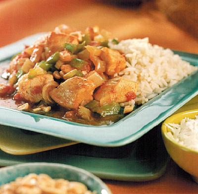 Indian Curried Chicken With Coconut Appetizer