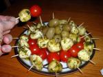 American Pesto Mozzarella Skewers Appetizer