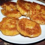 American Patties of Surimi and Potatoes Appetizer