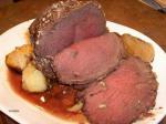 American Garlic Horseradish Sirloin Roast Dinner