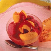 American Berry Coulis Dessert