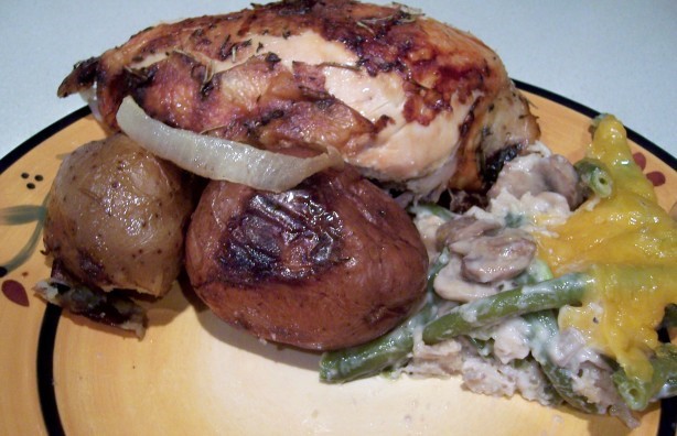 American Walkaway Roast Chicken With Lemon  Herbs Dinner