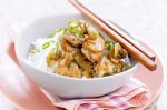 Chinese Stirfried Chicken With Celery and Shallots Recipe Appetizer