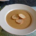 Swiss Soup with Roasted Garlic Appetizer