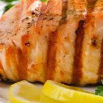 British Tropical Grilled Salmon BBQ Grill