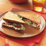 British Tuna Caesar Sandwiches Appetizer