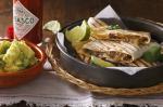Beef Mushroom and Cheese Quesadillas With Smashed Avocado Recipe recipe