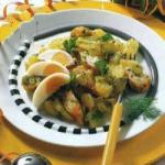 American Potato Salad with Schiller Curls Appetizer