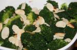 American Broccoli  Almond With Lemon Butter Appetizer