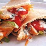 Chinese Pita Breads with a Spicy Honey Chicken BBQ Grill