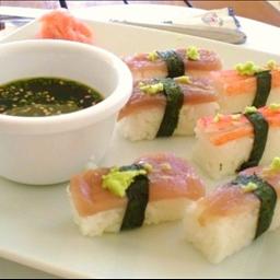 Canadian Tuna and Prawn Sushi Appetizer