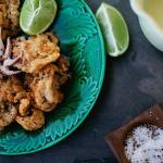 American Crispy Octopus with Lime Aioli Appetizer