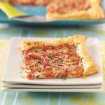 American Tomato Tart with Three Cheeses Appetizer