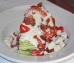 American Iceberg Wedge Blue Cheese Bacon  Tomato Salad Appetizer