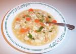 American Navy Bean Soup With Chicken Dinner