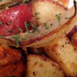 Canadian Roasted Onions and Potatoes with Dressing BBQ Grill