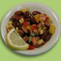 Bulgarian Mexican Corn and Bean Salad Appetizer